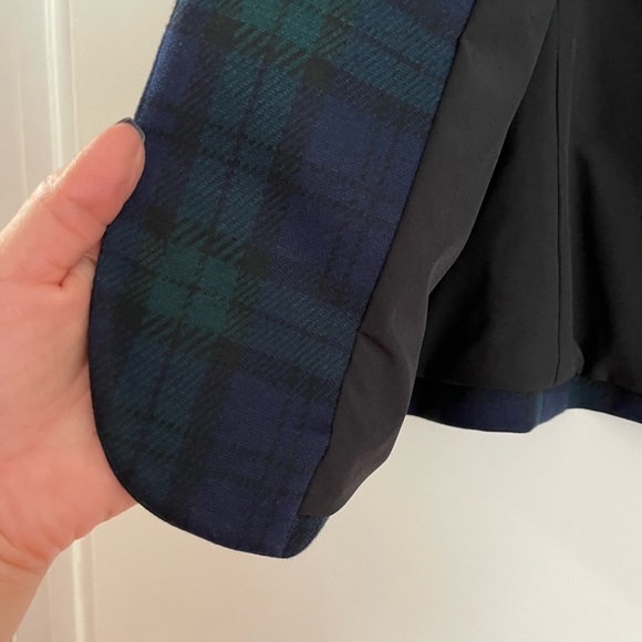 Lauren Ralph Lauren Plaid Double-Knit Jacquard Blazer - Picture 3 of 11